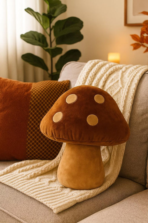 Plush Mushroom Pillow